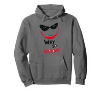 por qué Tan Serio Joker Dark Knight Smile Chaos Sudadera con Capucha