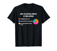 por qué Tocar el Piano es un Pianista de Humor sarcástico Relajante Camiseta