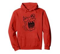 ¿por qué Vine aquí? - Ansiedad Social Fobia Doodle Sudadera con Capucha