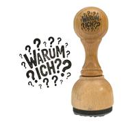 ¿Por qué yo? Sello de madera