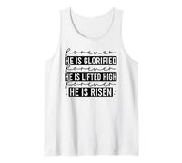 por Siempre es glorificado Dios Cristianos Hombres y Mujeres Cristianos Camiseta sin Mangas