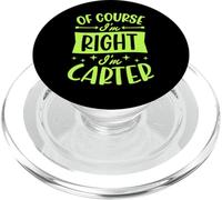 por Supuesto Que Tengo razón, Soy Carter Nombre Personalizado PopSockets PopGrip para MagSafe