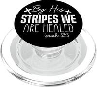 por Sus Heridas Somos Sanados Isaías 53:5 Frase Inspiradora PopSockets PopGrip para MagSafe