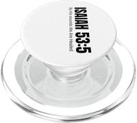 por Sus heridas Somos sanados Isaías 53:5 PopSockets PopGrip para MagSafe