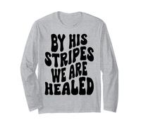 por Sus Rayas Somos sanados Feliz Resurrección Domingo Jesús Manga Larga