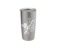 Por Sus Rayas Somos Sanados Isaías 53:5 Vaso térmico de acero inoxidable de doble pared