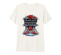por Todos los Medios muévete a un Ritmo Glacial Divertida Palabra inspiradora Camiseta Premium