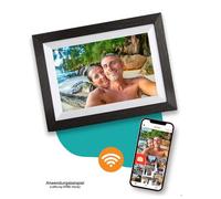 Pora Marco digital 10 WF-105T BL madera negra