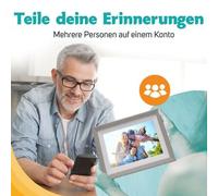 Pora Marco digital 10 WF-105T SL blanco/plata