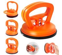 Poraceous 4 Piezas Ventosa Para Coche Abolladuras, Ventosa de Reparación de Abolladuras, para ReparacióN de Abollar de Coche, Vidrio, Pantalla, Azulejos Y Objetos En Movimiento(Naranja)