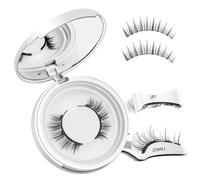 poraceous Pestañas Postizas Magnéticas, Pestañas magnéticas con Aplicador | Riutilizzabili Natural Magnetic Eyelashes de Larga Duración, No Requiere Pegamento, Aspecto de Naturales
