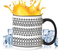 Porcelain Coffee Mug - Novelty Hot Cup | Tea Cups with Heat Resistant Feature, Stylish Mug for Kitchen and Desk, Home Mugs, Drink Cup for Hot or Cold Drinks, Home Office, Kitchen Party and School