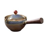 Porcelain Tea Maker - 160ml Vintage Ceramic Teapot Chinese Tea Dispenser 360 Rotating Kungfu Drip Teapot With Side Handle For Loose Leaf Coffee Percolator Household