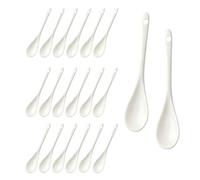 Porcelana Cuchara, Huevos, Miel y Sopa, Diseño Clásico con Agujero para Colgar, Seguras y Ecológicas (20pcs)