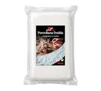 Porcelana fría para modelar, pasta moldeable blanca autocurable para trabajos de precisión, 500 g