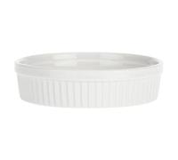 PORCELLANA Arezzo Acanalado para el Horno cm 12 H 3, Porcelana, Multicolor, 0,1 x 0,1 x 0,1 cm