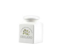PORCELLANA Conserva Oregano contenedor Cubierto de Porcelana, 6 onzas en Caja de Regalo