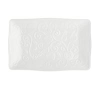 PORCELLANA Florentina - Bandeja Rectangular para repostería (20,3 x 12,7 cm, en Caja de Lujo)