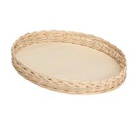 PORCELLANA Mimbre para Plato de Frutas Acanalado cm 32 cm, Porcelana, Multicolor, 0.1 x 0.1 x 0.1 cm
