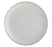 PORCELLANA Momenti Oro - Juego de 2 Platos para Tartas (7 GB, Nailon/A)