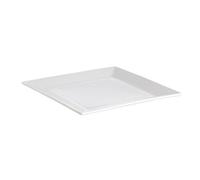 PORCELLANA Prato-Bandeja/Plato Cuadrado (25,5 cm), Porcelana, Multicolor, 0.1 x 0.1 x 0.1 cm