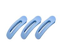 Porceosy Accesorios para el cabello aptos para el cuero cabelludo para mujer, clip plano, seguro que aquí hay un título del producto para listar, 3 piezas, antideslizantes, fuertes, esmeriladas,