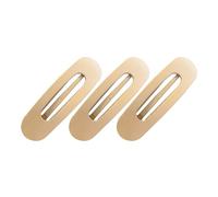Porceosy Accesorios para el cabello aptos para el cuero cabelludo para mujer, clip plano, seguro que aquí hay un título del producto para listar, 3 piezas, antideslizantes, de sujeción fuerte,