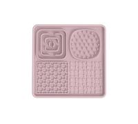 Porceosy Quadrant Design - Alfombrilla para mascotas con ventosa, seguro que aquí hay un título de producto para listar silicona de alimentación lenta con agarre, sin BPA, cuidado de mantequilla de