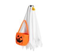 Porch Animal Sculpture Outfit Set, Halloween Statue Costume, Ghost Clothing Kit with Fun Details, Ideal for Family Party Terrace Yard Porch Pathway Display Gathering