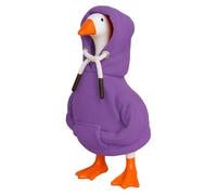 Porch Desk Geese Outfits, Hoodies Magnetic Tabletop Animal Outfit - 7 Inch Geese Statue Decoration Costume Accessories Clothes for Porch Party Holiday Outdoor Display