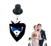 Porch Geese Clothing, Formal Geese Decor Set, 5,91 x 5,51 x 1,97 pulgadas Waterfowl Gentleman Sculpture Hats Bow Ties Scarf for Courtyard, Large 23 pulgadas High