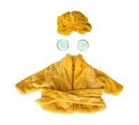 Porch Geese Outfits, Autumn Yard Decorations, Waterfowl Clothing Set, Bathrobe Costume, Seasonal Outdoor Decor, Halloween Friendly, Weather Resistant Fabric, Easy to Wear Design for Lawn Courtyard
