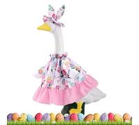 Porch Geese Outfits - Poliéster, Easter Costume Seasonal & Decorative | Garden Statue Clothing, Outdoor Patio Outfit For 23in Geese For Holiday, Event, Party, Park, Camping Grounds, Front Yard