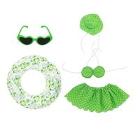 Porch Goose Outfit - Goose Dress Outfit, Porch Gooses Costume | Funny Summer Beach Theme Design, Lightweight Decorative Accessory With Glasses Swim Ring For Pool Parties Festivals Events Garden Courty