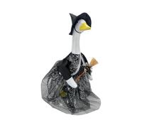 Porch Goose Outfits - Witch Halloween Lawn Figurine | Outdoor Decor Clothes