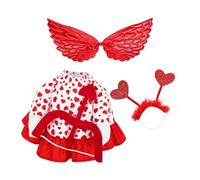 Porch Outfits Valentines Day, Garden Decor Holiday Costume, Festive Outdoor Decoration, Cute and Fun Seasonal Attire for Goose Statues, Lawn Yard Patio Balcony Courtyard Office Homeowners Collectors
