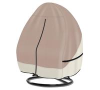 Porch Shield Funda para silla de huevo colgante de patio, impermeable, para exteriores, doble asiento, de mimbre, con protector de soporte