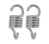 Porch Swing Springs Hammock-Chair Spring Heavy Duty Suspension Hangers Ceiling Mount Porch Swings (2pcs 700Lbs Compact Version)