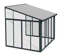 Porche acristalado San Remo (An x Pr x Al: 3,05 x 3 x 3,1 m, Gris antracita)