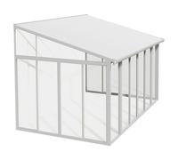 Porche acristalado San Remo (An x Pr x Al: 4,25 x 3 x 3,1 m, Blanco tráfico)