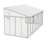 Porche acristalado San Remo (An x Pr x Al: 5,46 x 3 x 3,1 m, Blanco tráfico)