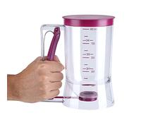 Porcionador de Masa, Dispensador Manual de Masa para Pasteles de 900 Ml, Bateador Manual Magdalena Panqueque Waffle, Pancake Batter Dispenser with Measuring Label, Taza de Medición Transparente