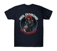 Porcupine Pie Neil Diamond Hot August Night You'Re So Sweet Play Me Rock T ShirtBlackXL