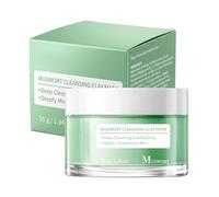 Pore Clay Masque - Skin Care Cleanser, FiftyFive Gram Jar with Soft Application Brush, Mineral Rich Kaolin, Smooth Formula, for Home Spa Beauty and Daily Shower Routines