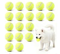 PORFOYO 18 pelotas de tenis para perros, mini pelota de juguete para perros, diámetro de 5 cm, mini pelota de tenis para perros, pelotas de tenis para principiantes, pelotas de juguete para perros