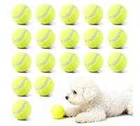 PORFOYO 18 pelotas de tenis para perros, pelotas de tenis, pelotas de tenis, pelotas de tenis, pelotas de entrenamiento, pelotas de entrenamiento duraderas para clases de tenis, principiantes