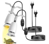 PORFOYO 2 portalámparas de calefacción, casquillo E27 de cerámica para lámpara de calor