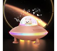 PORFOYO Altavoz Bluetooth con Luz, Lámpara de Noche, Altavoz Bluetooth Portátil Bluetooth 5.4 Luz Nocturna con USB/AUX/TF, para Niñas Niños Adolescentes Niños Regalo para Mujeres