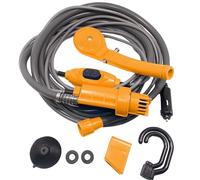 PORFOYO Ducha Portatil, Ducha Portatil Camping, 12 V Ducha Camper, Ducha Portatil Furgoneta Camper, Kit De Ducha Exterior Portátil, Portatil Ducha Exterior para Camping, Caravanas, Plantas De Jardín