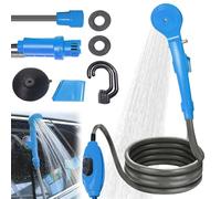 PORFOYO Ducha Portatil Ducha Portatil Camping, 12 V Ducha Camper, Ducha Portatil Furgoneta Camper, Kit De Ducha Exterior Portátil, Portatil Ducha Exterior para Camping, Caravanas, Plantas De Jardín